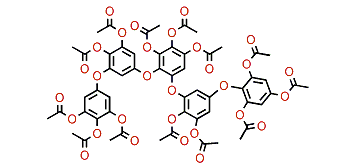 Pseudopentafuhalol A tridecaacetate